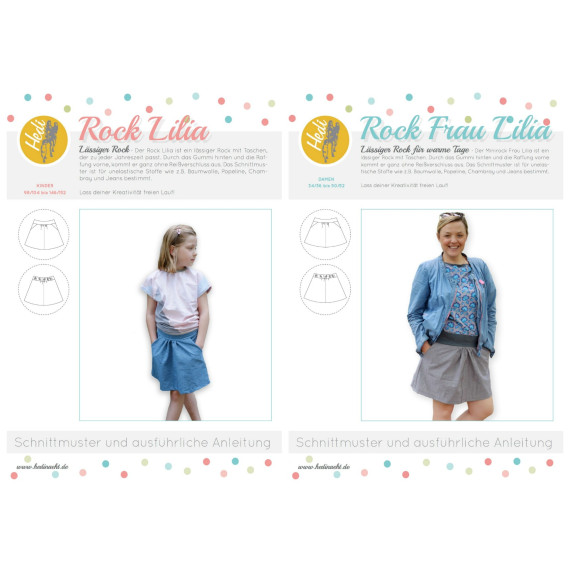 Ebook - Kombi Rock Lilia & Frau Lilia